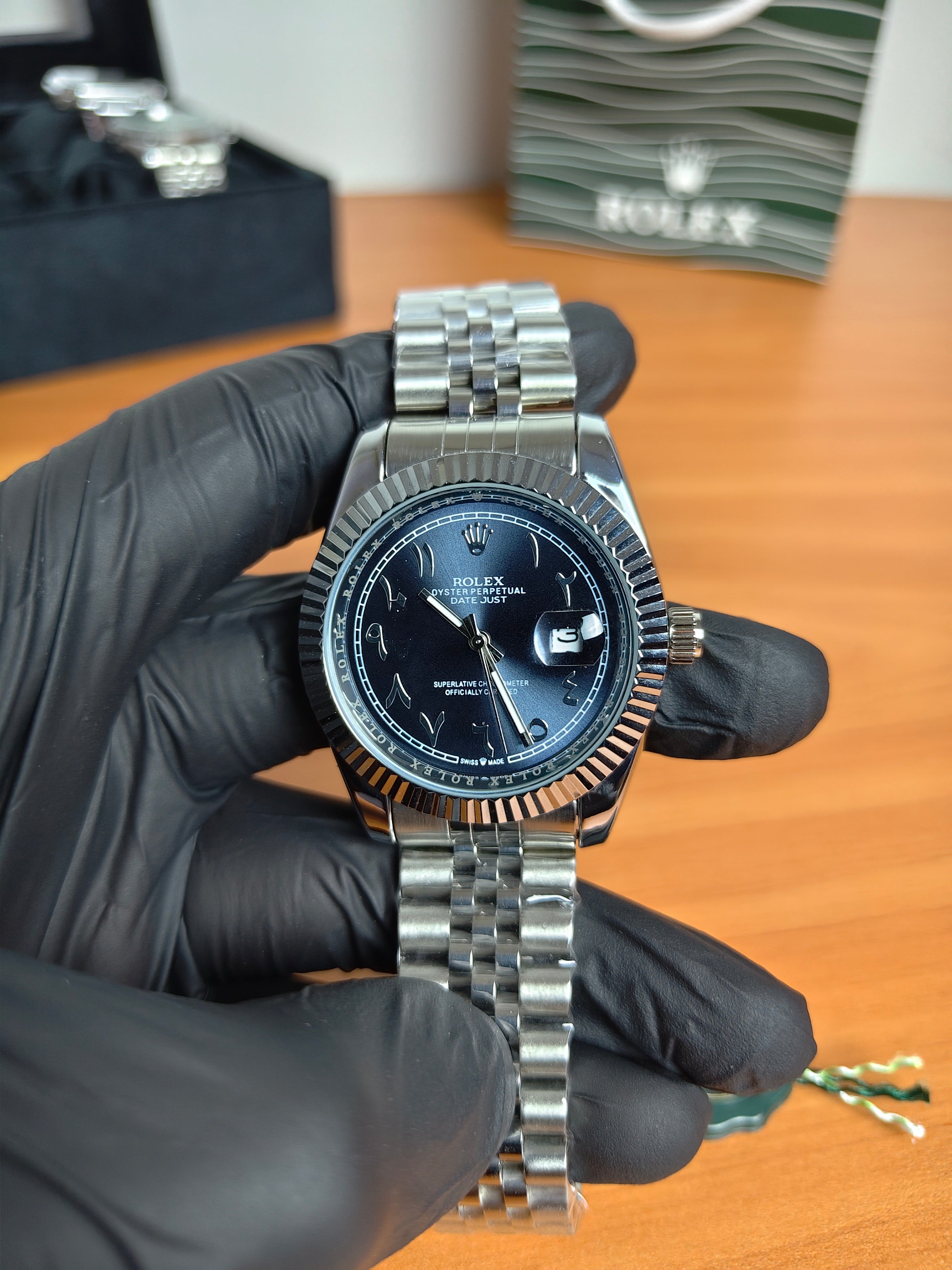 Rolex Arabic dial semi automatic (سحاب)