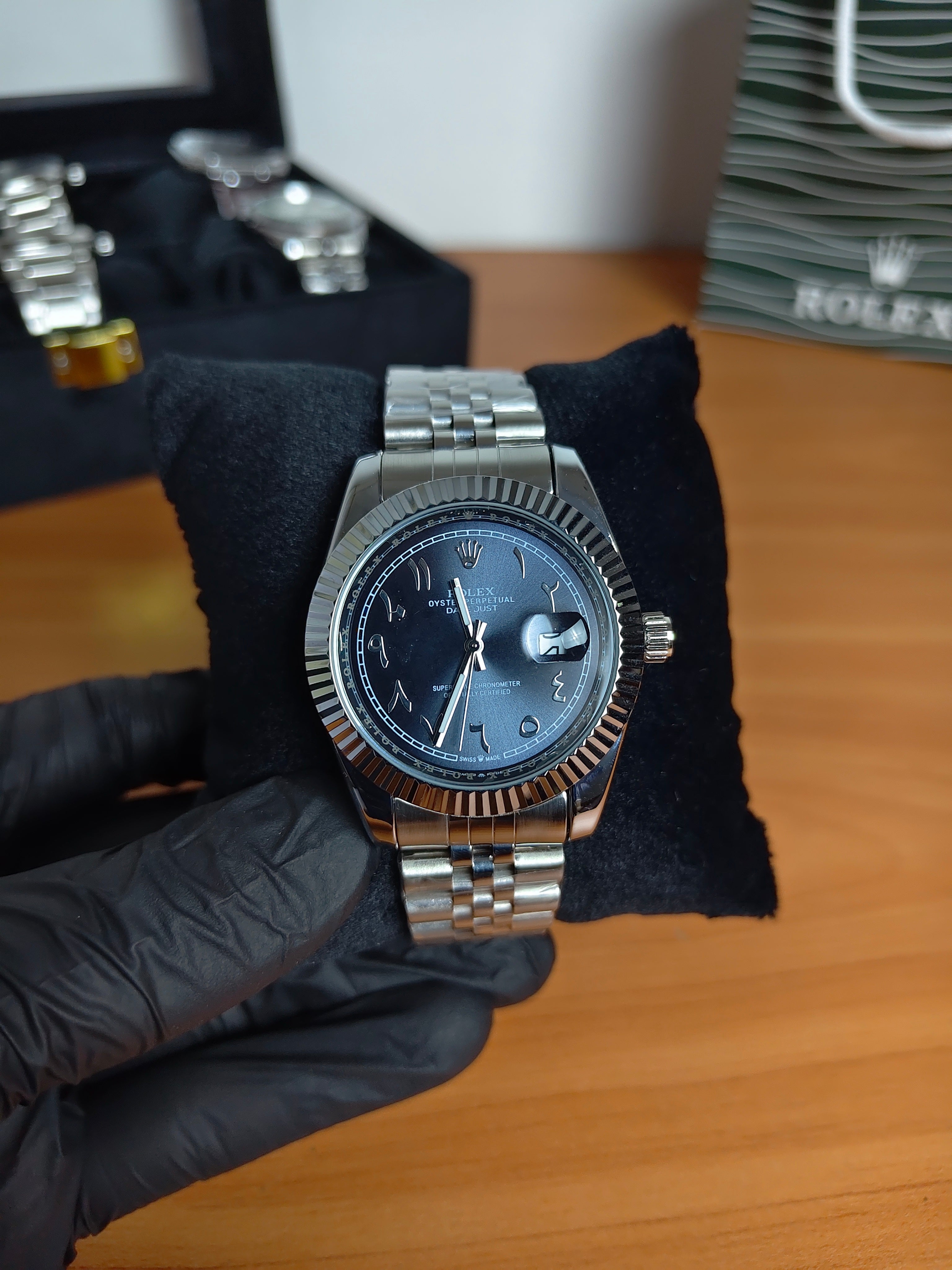 Rolex Arabic dial semi automatic (سحاب)