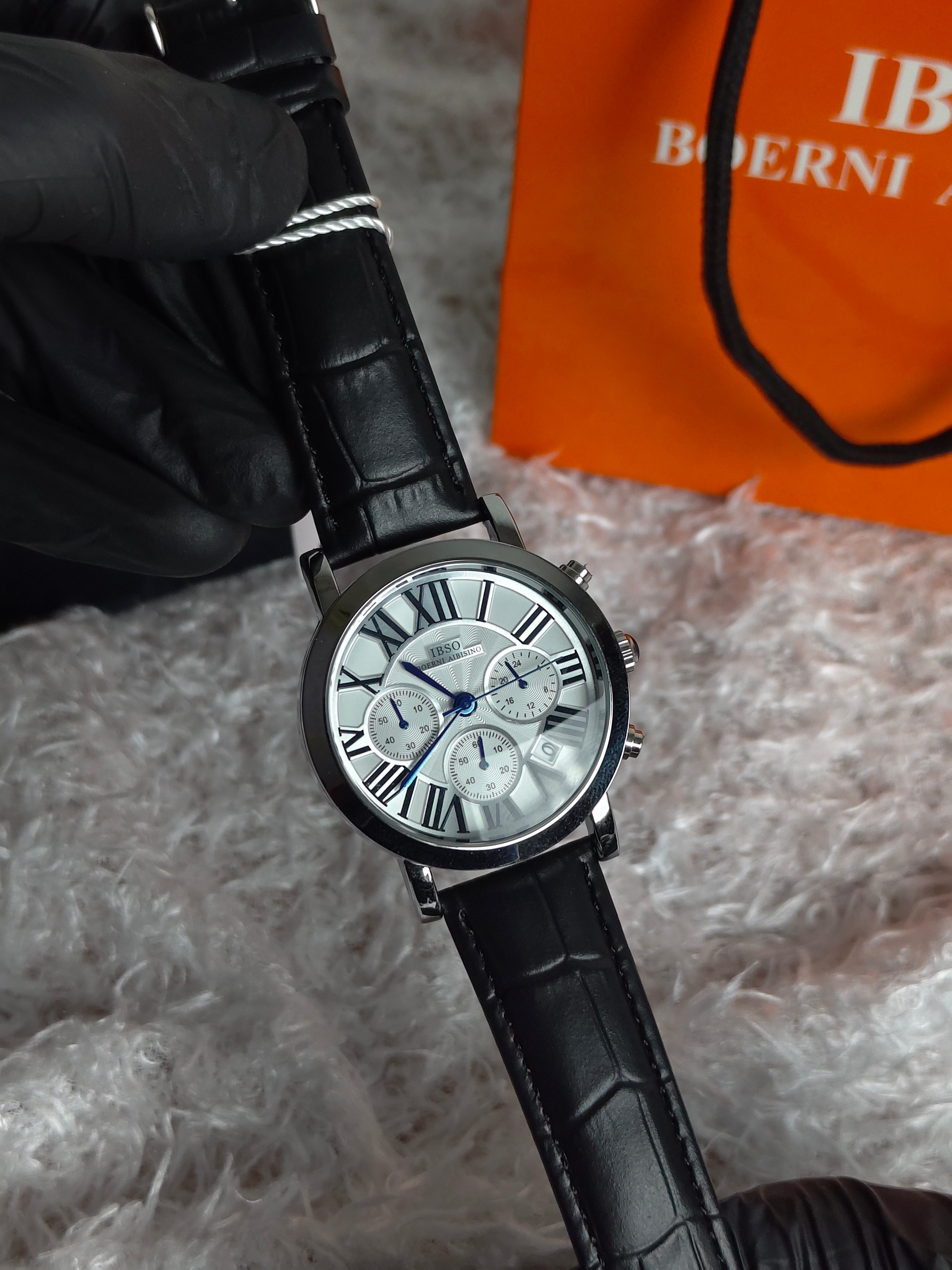 Ibso leather Chronograph