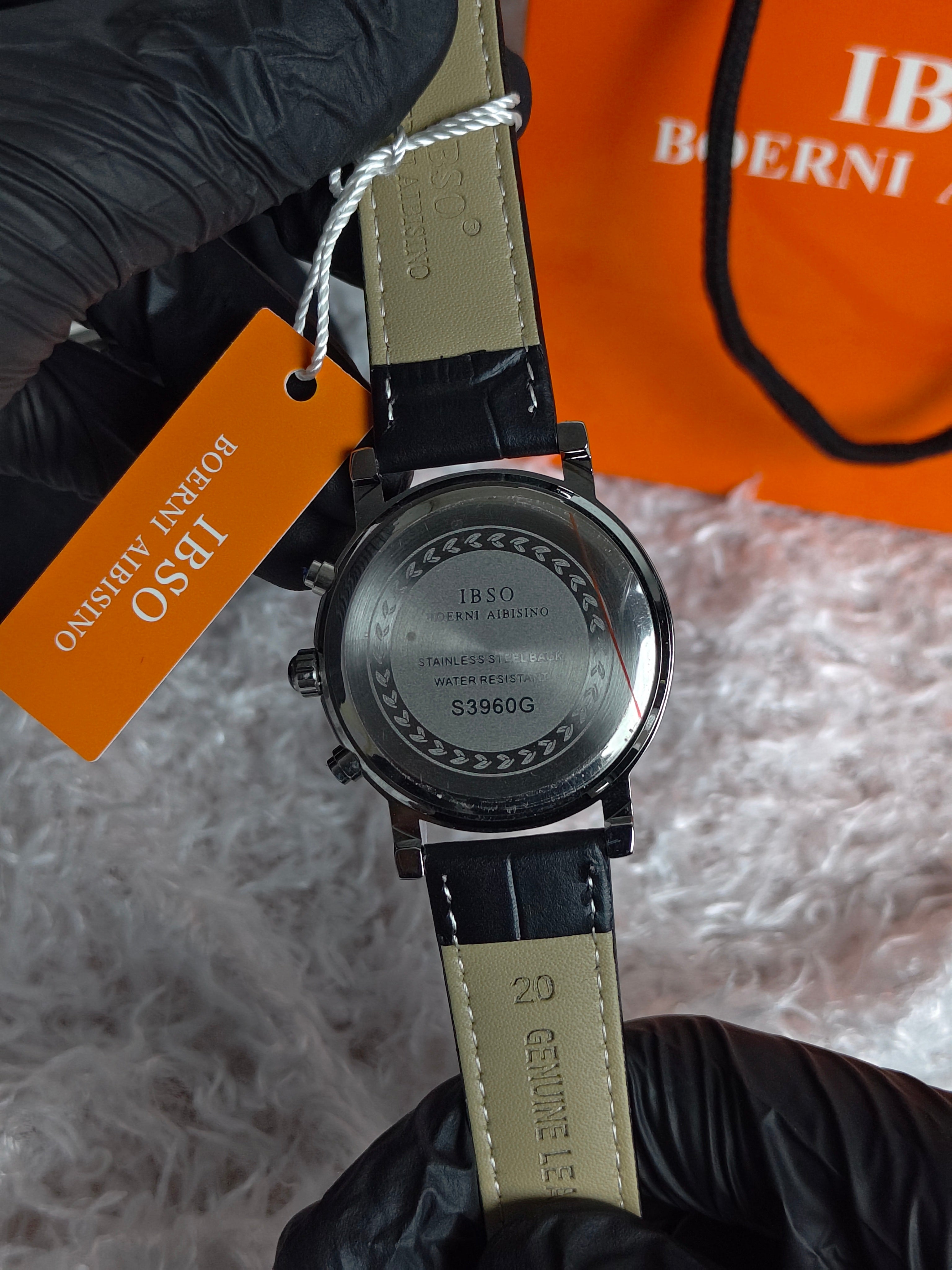 Ibso leather Chronograph