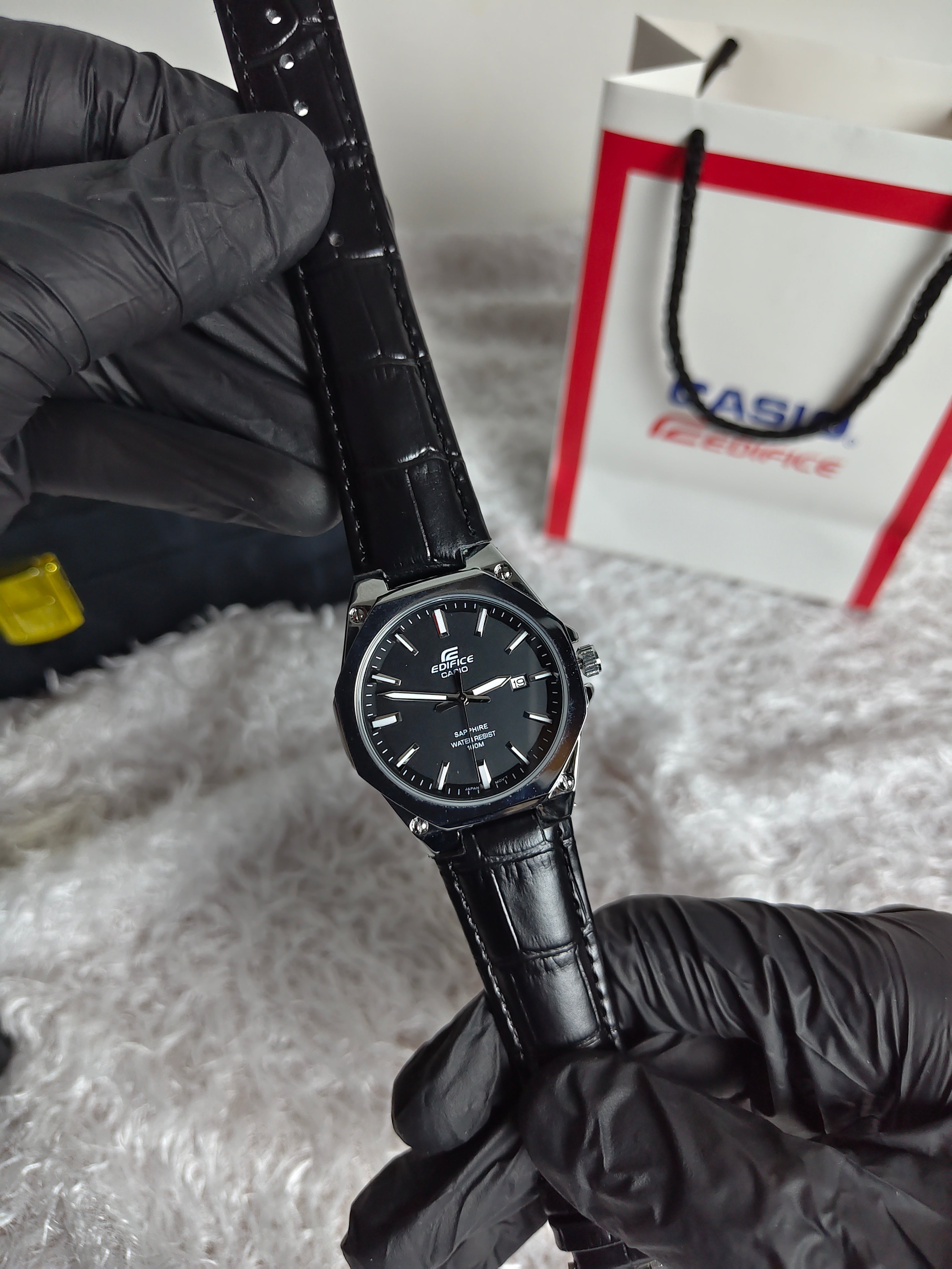 Casio Edifice leather