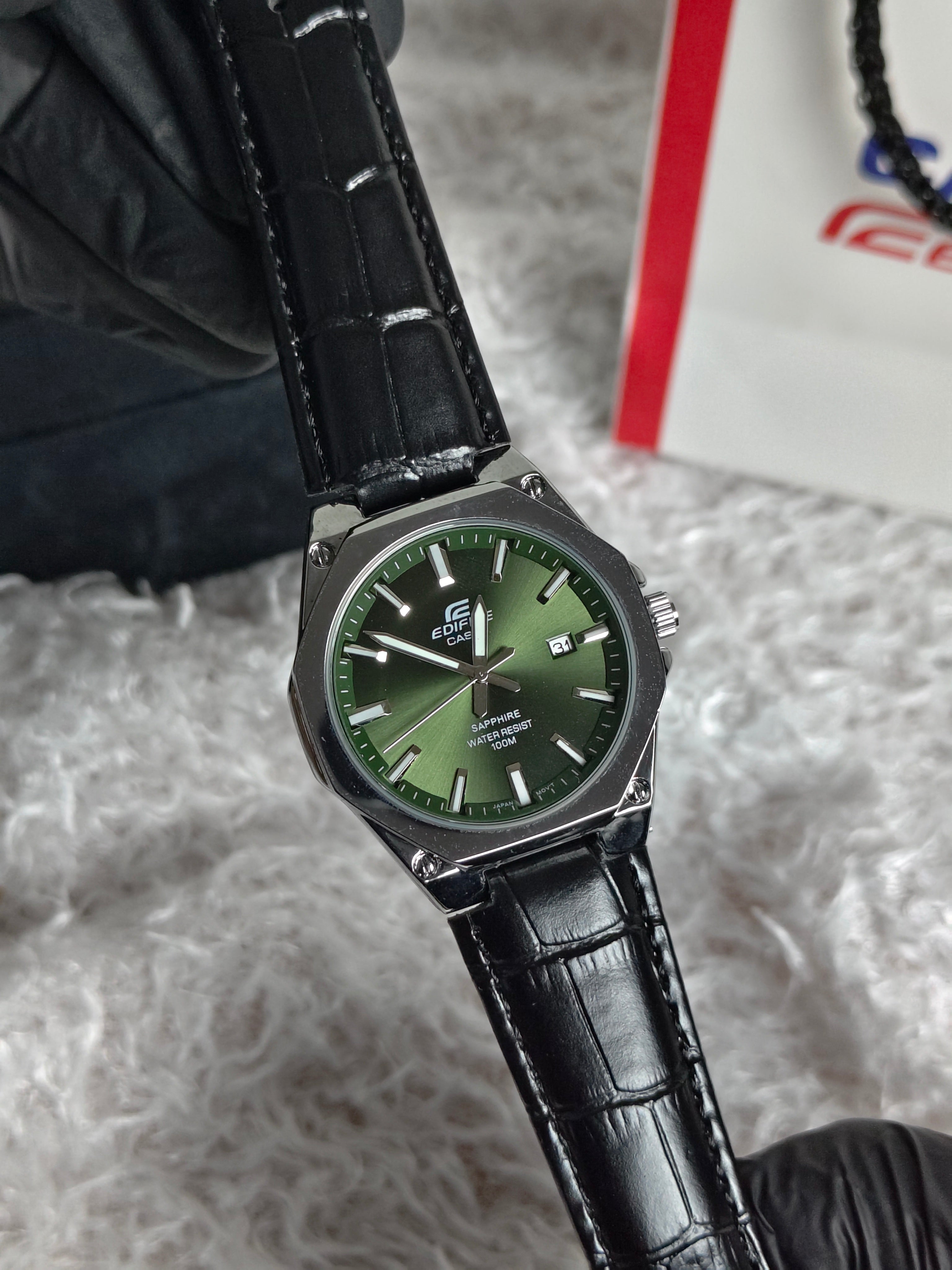 Casio Edifice leather