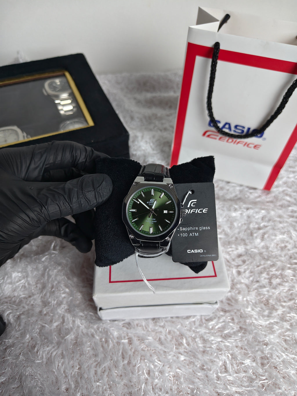 Casio Edifice leather