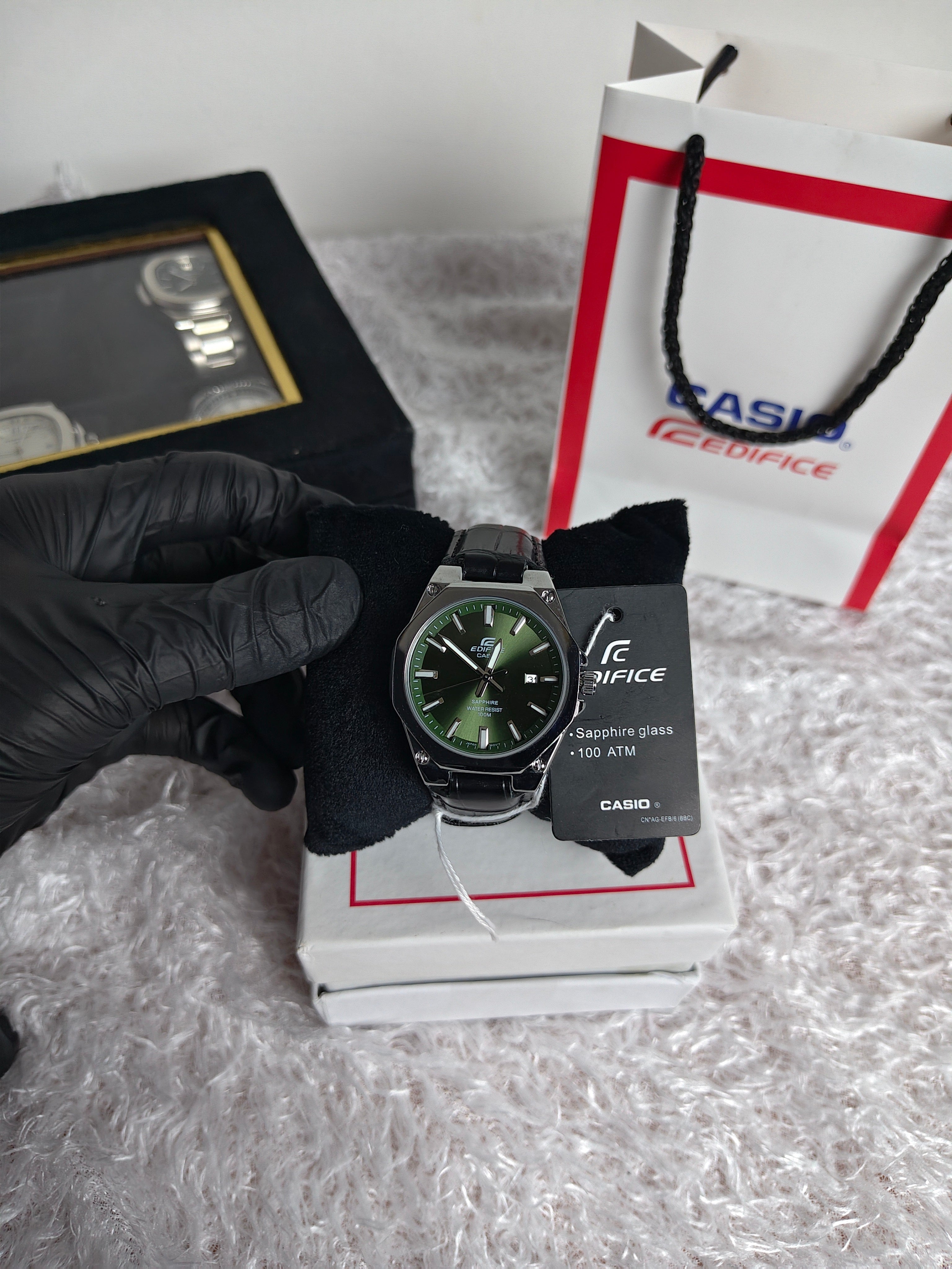 Casio Edifice leather