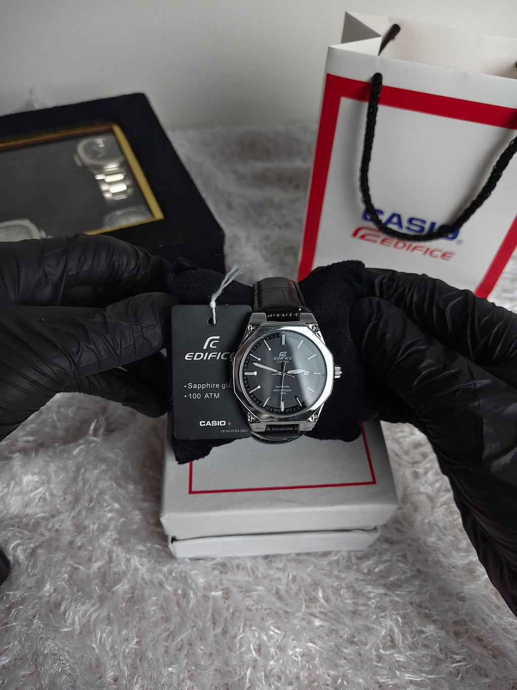 Casio Edifice leather