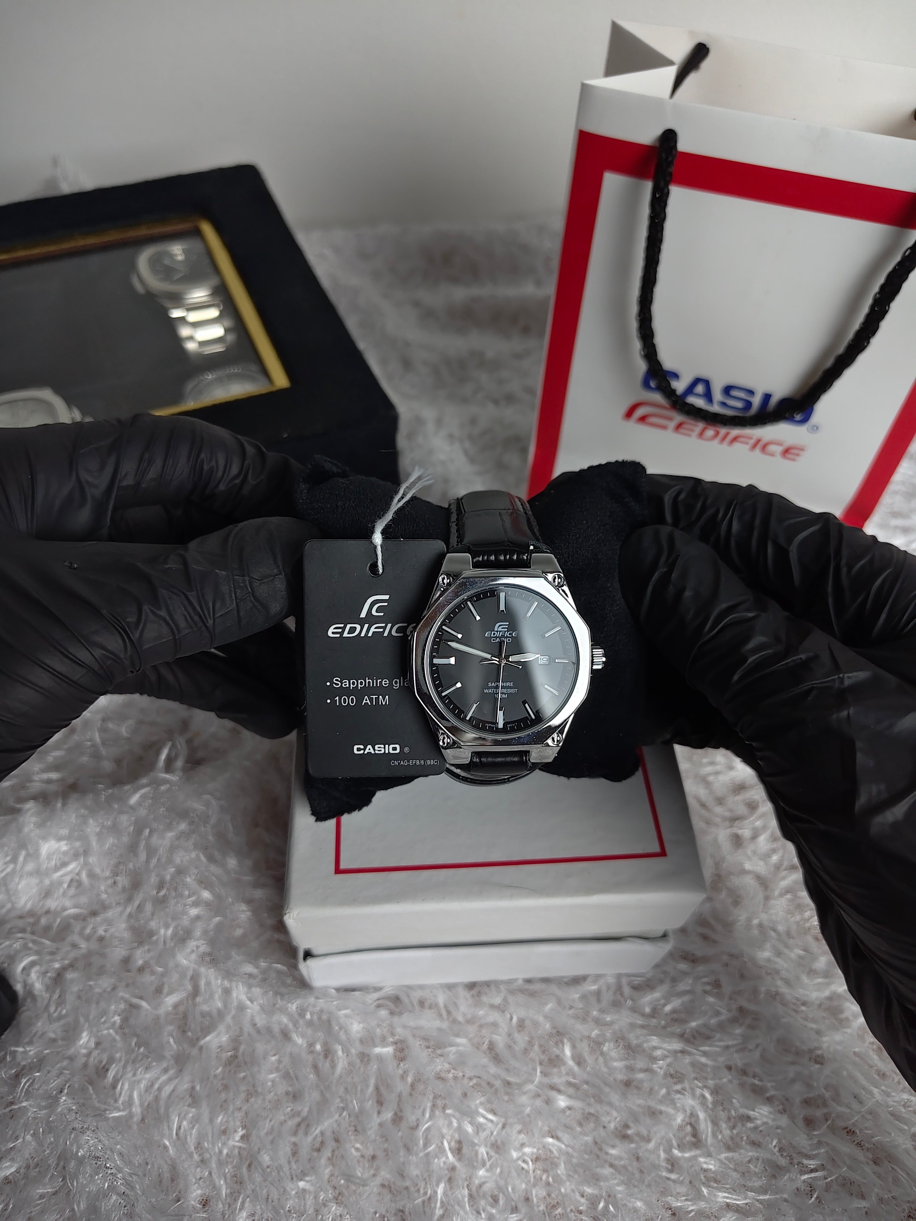 Casio Edifice leather